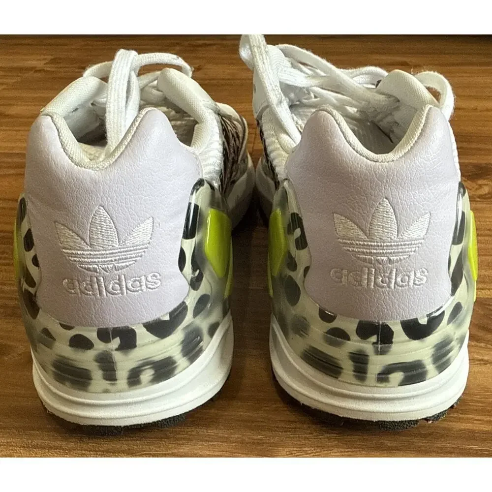 Adidas Womens ZX Wavian GW0517 White Running Shoes Sneakers Size‎ 8 EXCELLENT